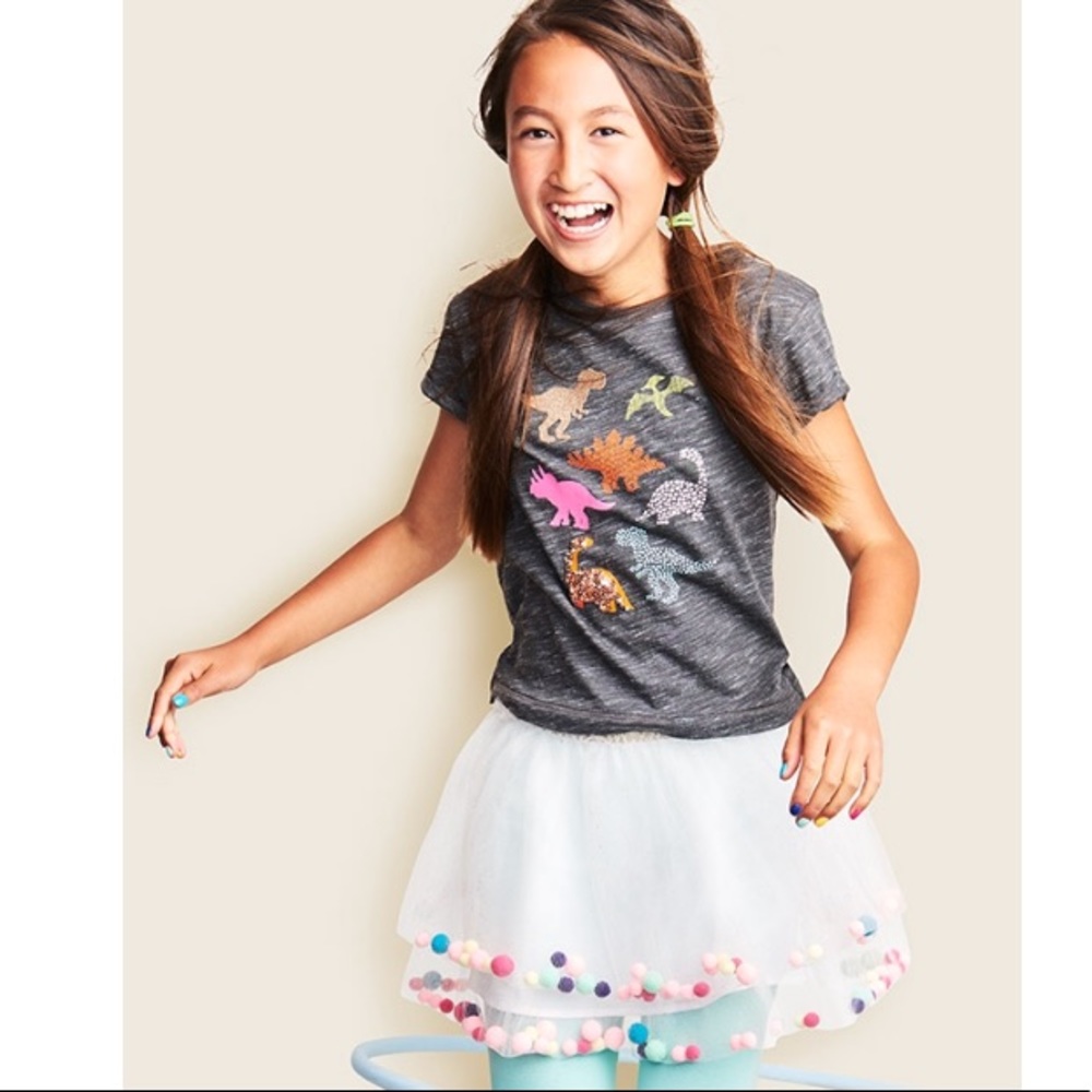 💗HP💗Cat and Jack Tutu Skirt with Pom Poms💗